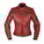 Veste cuir femmes MODEKA Iona Lady Jacket Rouge