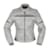 Women's leather motorcycle jacket MODEKA Iona Lady Light Grey