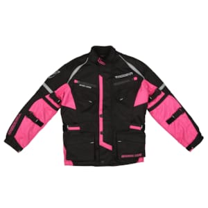 Children's motorcycle jacket MODEKA Tourex Kids II Black-Pink