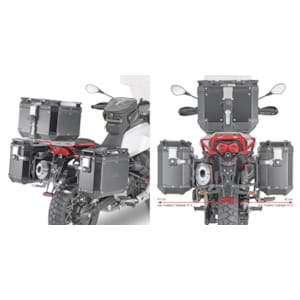 Motorcycle-specific mounts GIVI PLOR_CAM - Side cases holders PLOR8203CAM