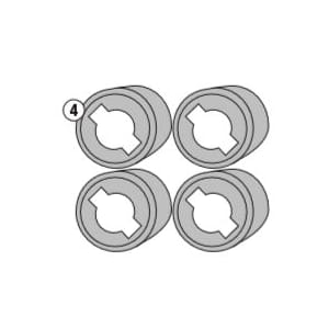 Pièces supports de coffre GIVI Pièce déthaché PLR V774KIT
