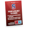 S100 Helmet and visor cleaner disposable cloth, one pie one bag