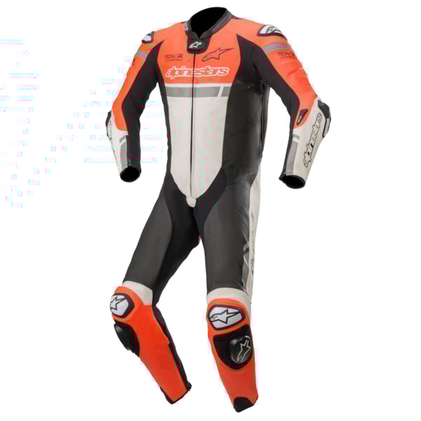ALPINESTARS Missile Ignition Tech-Air Comp. 1PC Suit Rouge Fluo-Blanc-Noir