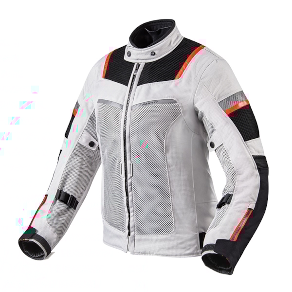 REV'IT! Tornado 3 Lady Jacket Zilver - Zwart