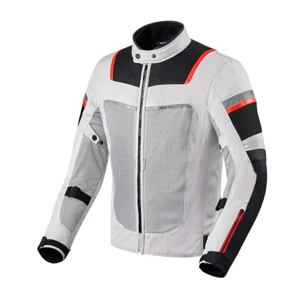 REV'IT! Tornado 3 Jacket Zilver - Zwart