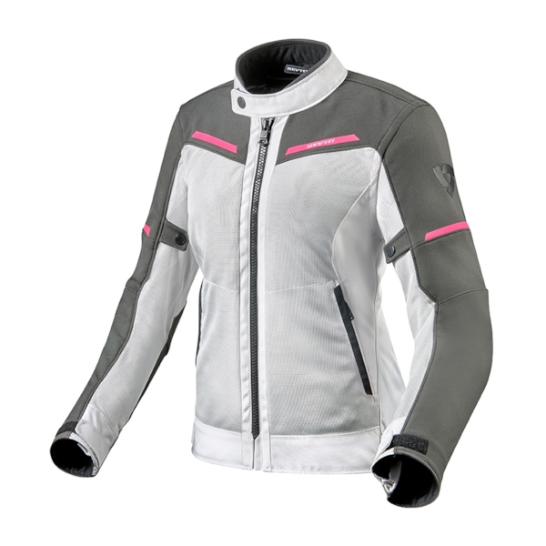 REV'IT! Airwave 3 Lady Jacket Zilver - Roze