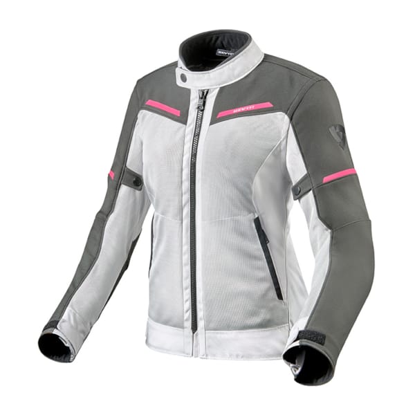 REV'IT! Airwave 3 Lady Jacket Zilver - Roze