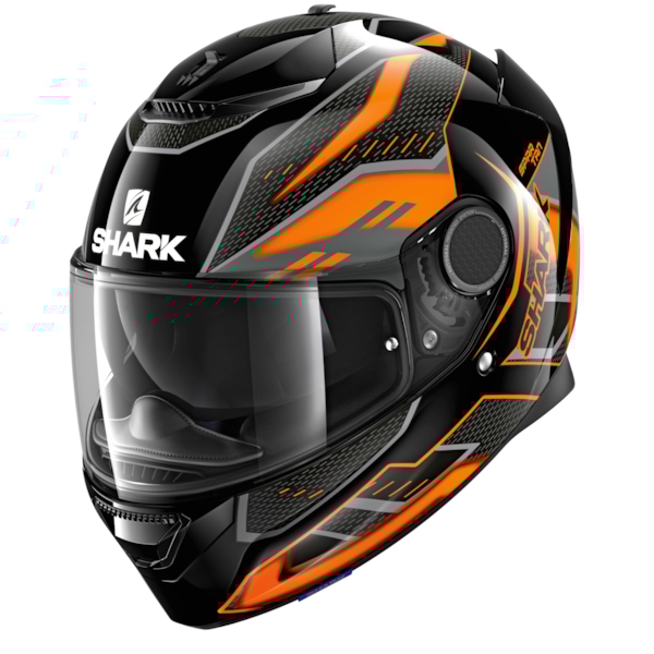 SHARK Spartan 1.2 Antheon Noir-Orange-Noir KOK