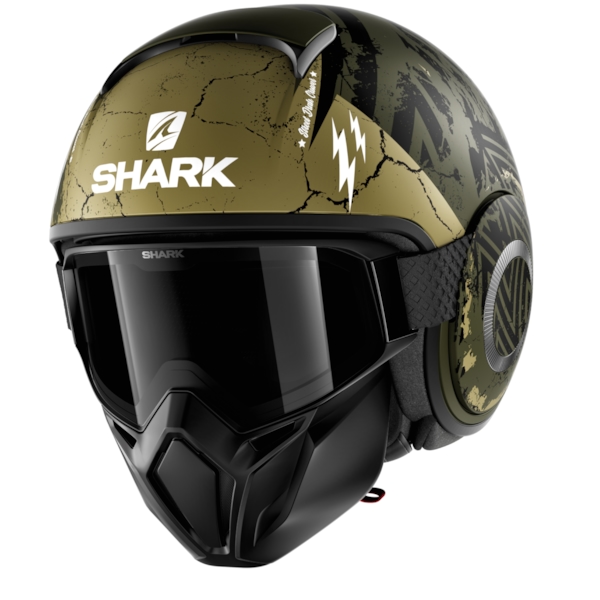 SHARK Street-Drak Crower Mat Groen-Zwart-Groen GKG