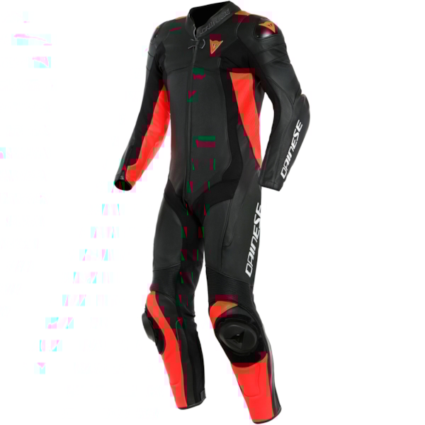 DAINESE Assen 2 Geperforeerd Zwart-Fluo Rood