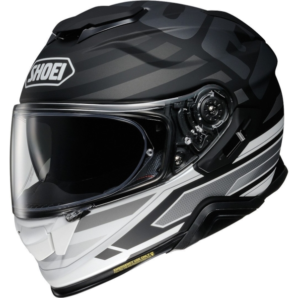 SHOEI GT-Air II Insignia Mat Noir-Blanc-Argent TC-5