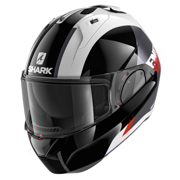 SHARK Evo ES Endless Blanc-Noir-Rouge WKR