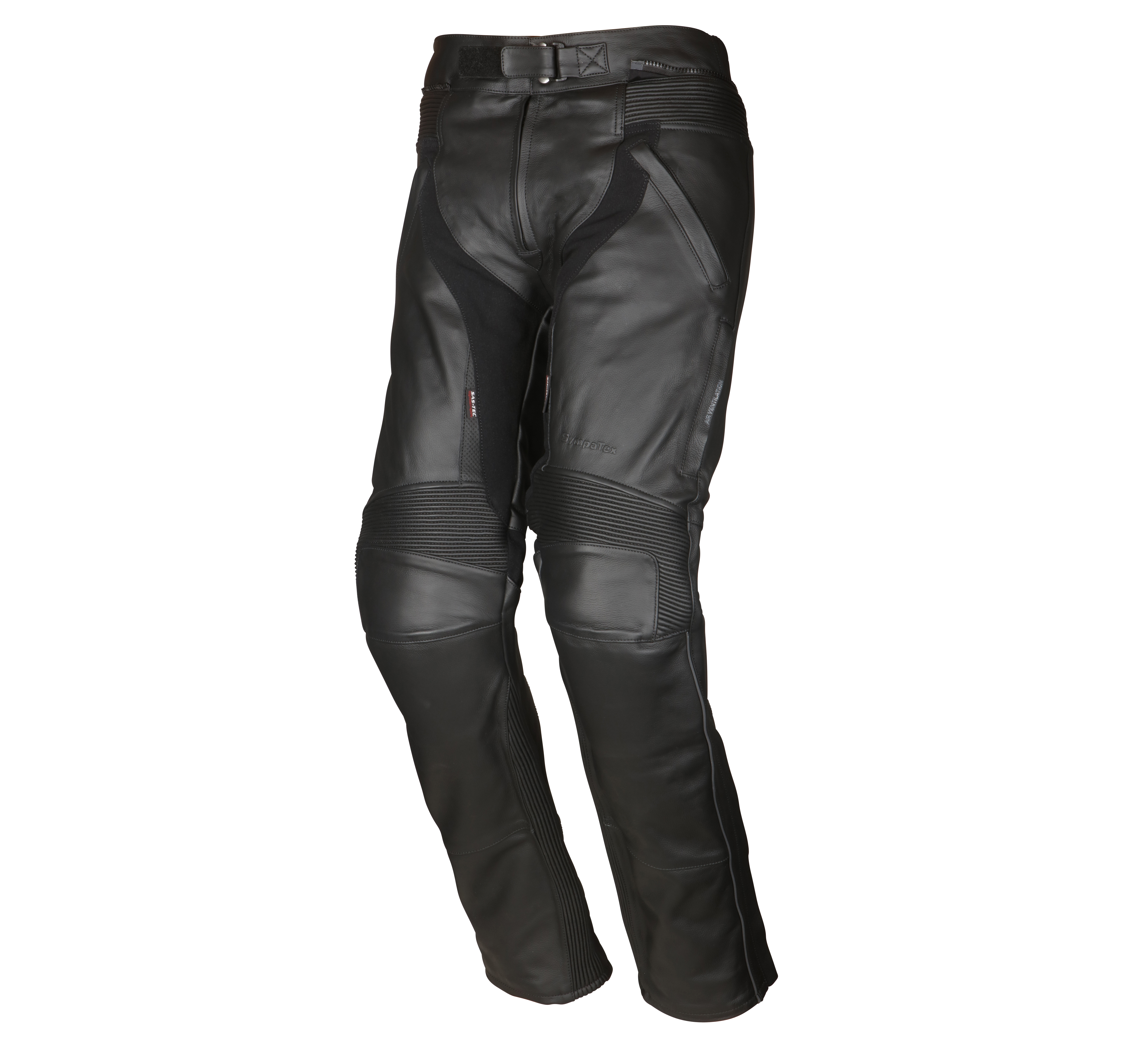 Mens Grain Leather Mcgregor Motorcycle Trousers in Black  Belstaff US