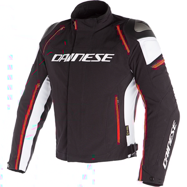 DAINESE Racing 3 D-DRY® Black-White-Fluorescent Red