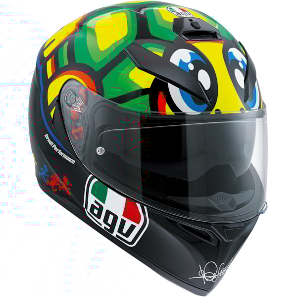 AGV K3 SV Tartaruga Noir-Jaune-Vert-Bleu