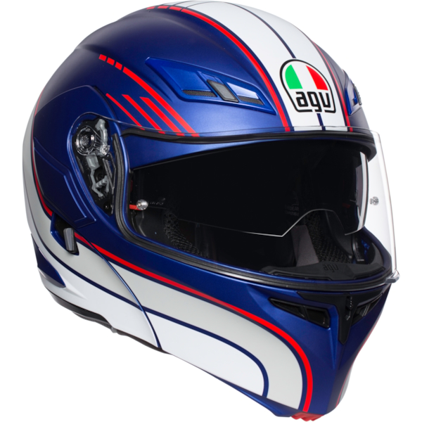 agv compact audax helmet Chin Mount for Numo Evo ST AGV Compact ST Boston Black-Grey-Yellow