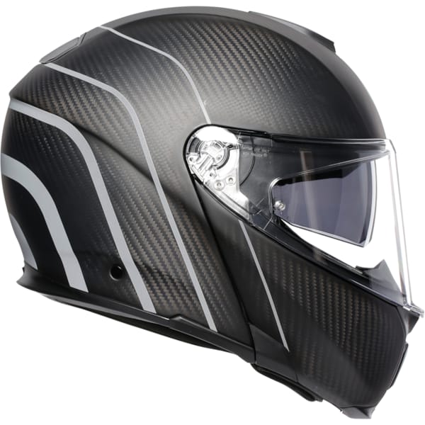 AGV Sportmodular Refractive Carbon-Silver Modular helmet