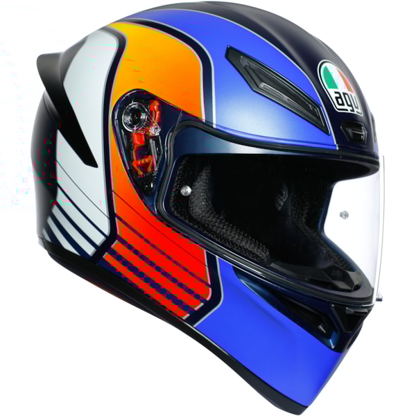 AGV K1 Power Blauw-Oranje-Wit