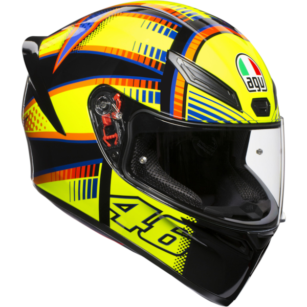 AGV K1 Soleluna 2015 Yellow-Black-Blue-Orange