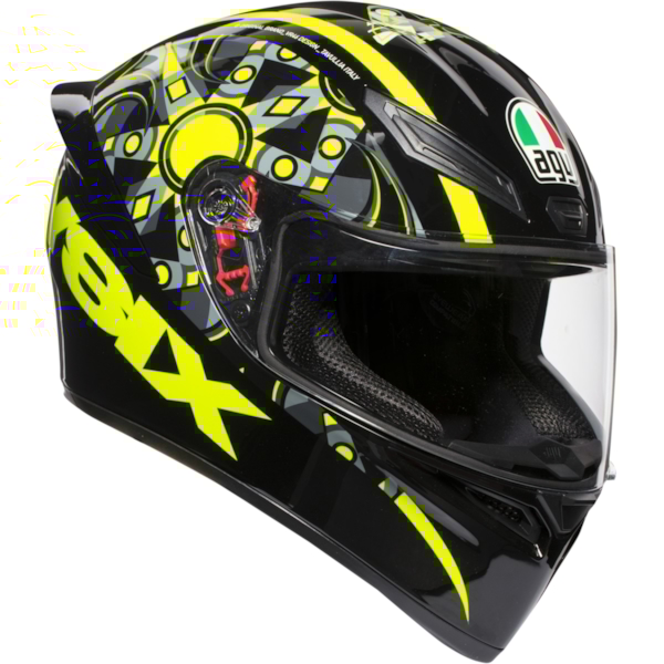 AGV K1 Flavum 46 Zwart-Geel