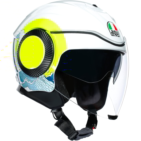 AGV Orbyt Brera Sunset Wit-Geel Fluo
