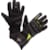 Mid-season gloves MODEKA Panamericana CE Black - Fluorescent Yellow