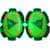 Knee sliders DAINESE Pista Slider Fluorescent Green-Black
