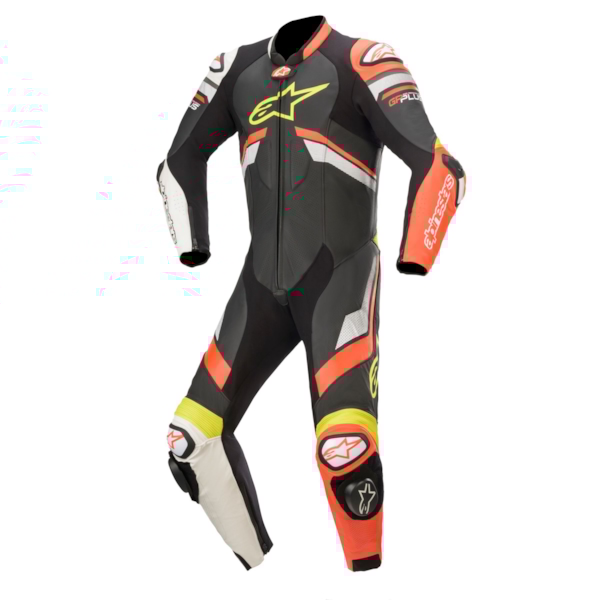 ALPINESTARS GP Plus V3 1PC Suit Zwart-Rood Fluo-Wit