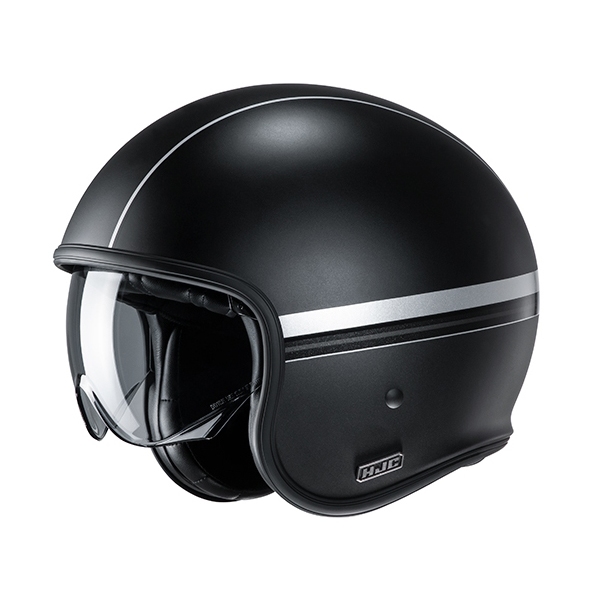 HJC V30 Equinox Mat Noir - Blanc