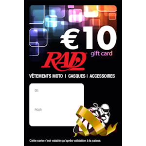 Fysieke RAD cadeaubon Franstalige €10,00