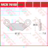 TRW Plaquettes de frein MCB761SI Sinter offroad
