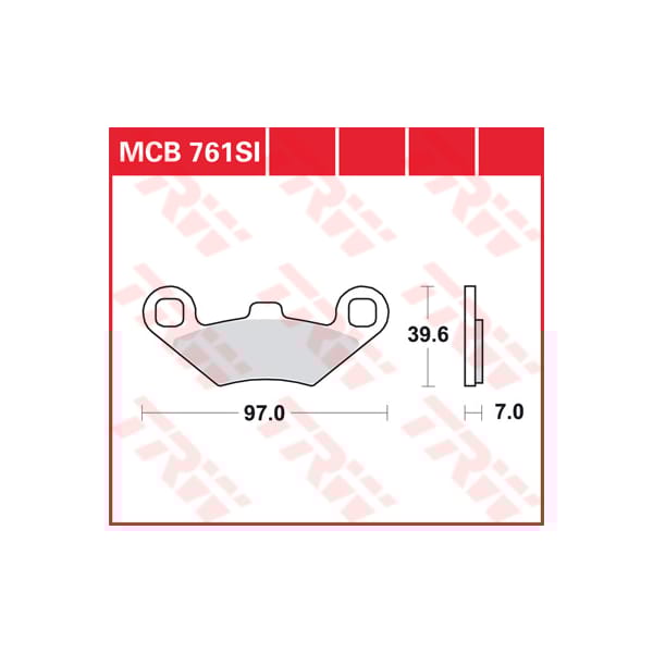 TRW Remblokken MCB761SI Sinter offroad