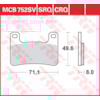 TRW Plaquettes de frein MCB752SV Sinter street