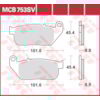 TRW Plaquettes de frein MCB753SV Sinter street
