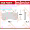 TRW Plaquettes de frein MCB755SV Sinter street