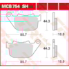 TRW Plaquettes de frein MCB754SH Sinter street