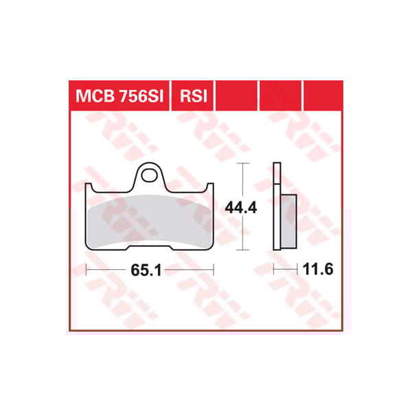 TRW Plaquettes de frein MCB756SI Sinter offroad