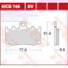 TRW Plaquettes de frein MCB748 Allround organique