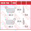TRW Plaquettes de frein MCB750SI Sinter offroad