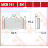 TRW Brake pads MCB741SH Sinter street