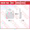 TRW Plaquettes de frein MCB742CRQ Hyper carbon