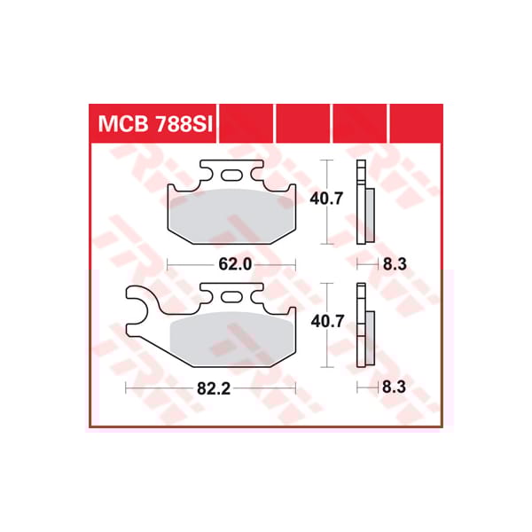 TRW Brake pads MCB788SI Sinter offroad
