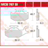 TRW Plaquettes de frein MCB787SI Sinter offroad