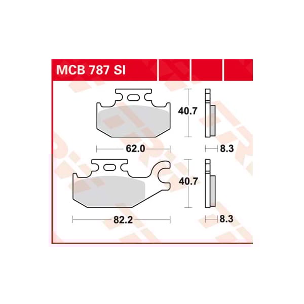 TRW Plaquettes de frein MCB787SI Sinter offroad