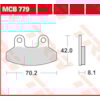 TRW Plaquettes de frein MCB779 Allround organique