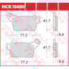 TRW Plaquettes de frein MCB784SH Sinter street