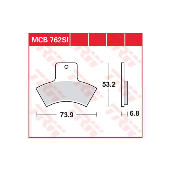 TRW Brake pads MCB762SI Sinter offroad