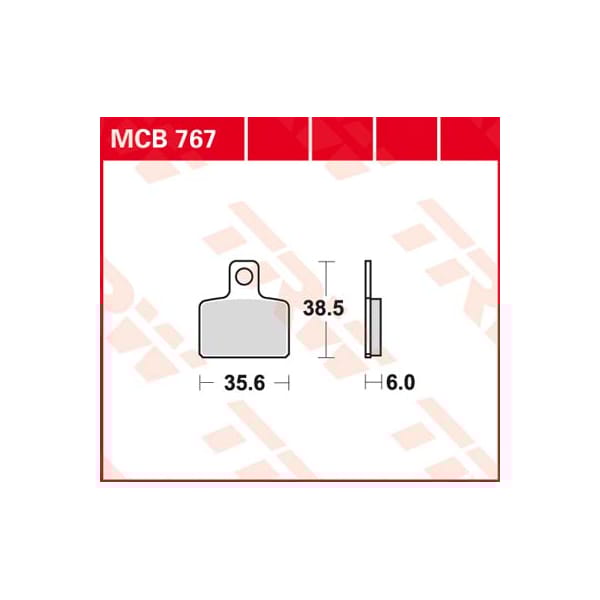 TRW Plaquettes de frein MCB767 Allround organique