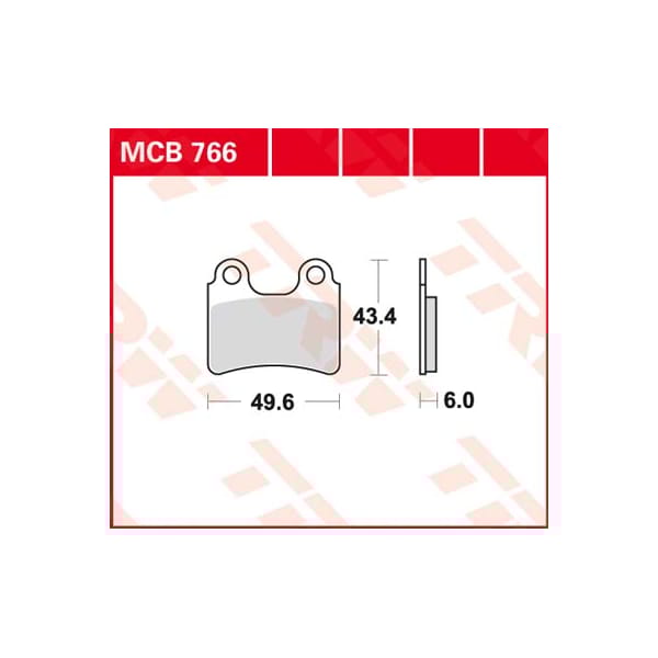 TRW Brake pads MCB766 Allround organic