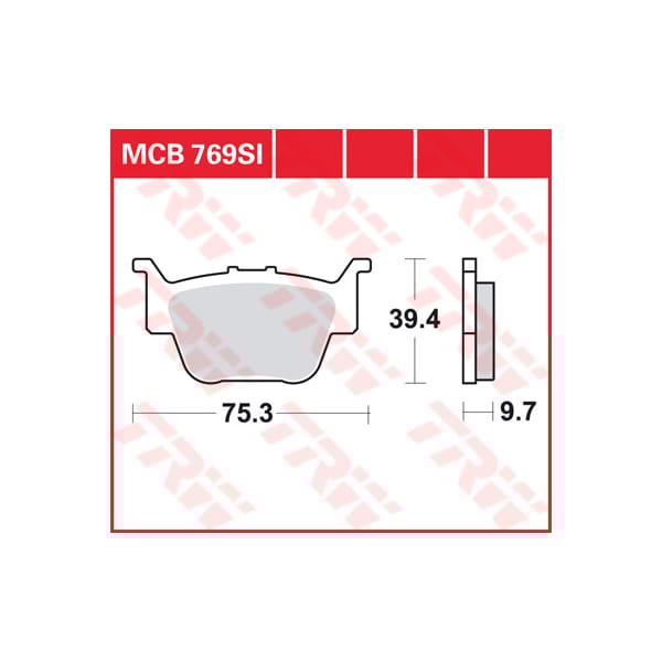 TRW Brake pads MCB769SI Sinter offroad